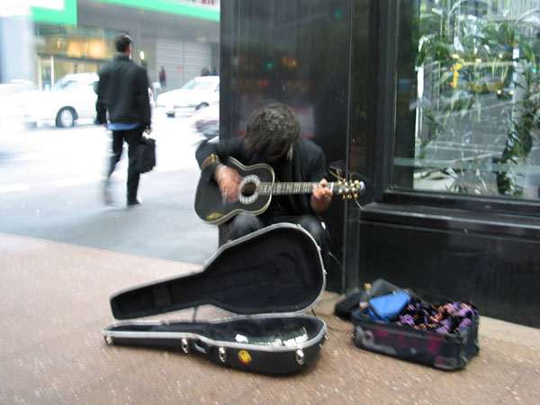 Queen St, Окленд, Новая Зеландия (Queen St, Auckland, New Zealand)