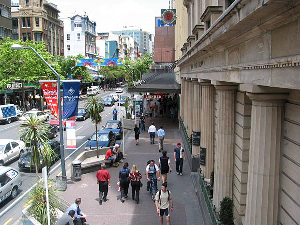 Queen St, Окленд, Новая Зеландия (Auckland, New Zealand)