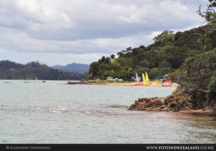 Paihia beach, Paihia, Bay of Islands, Новая Зеландия (Paihia, Bay of Islands, New Zealand)