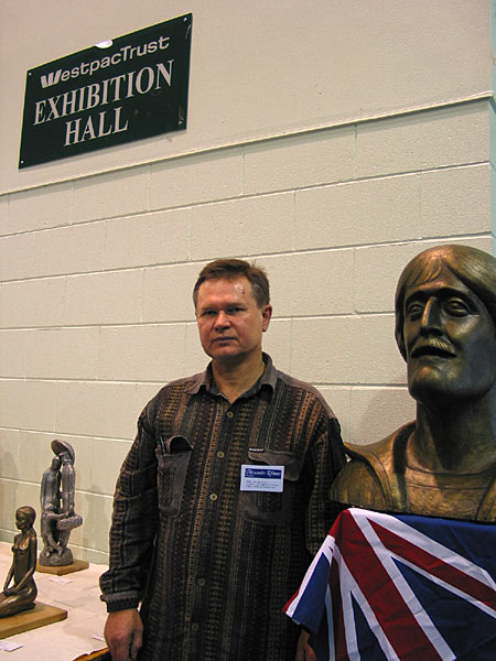 Скульптор Александр Ефимов (старший) и его работы, Hamilton, Новая Зеландия (Hamilton, New Zealand)