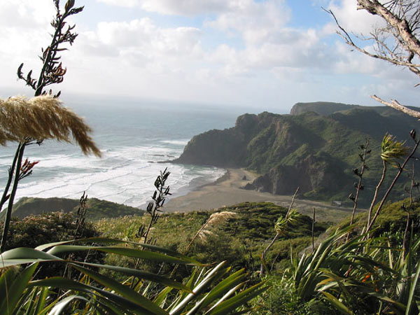 Karekare beach, Karekare, Окленд, Новая Зеландия (Karekare, Auckland, New Zealand)