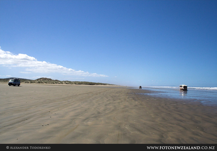 90 Mile Beach, 90 Mile Beach, Новая Зеландия (90 Mile Beach, New Zealand)