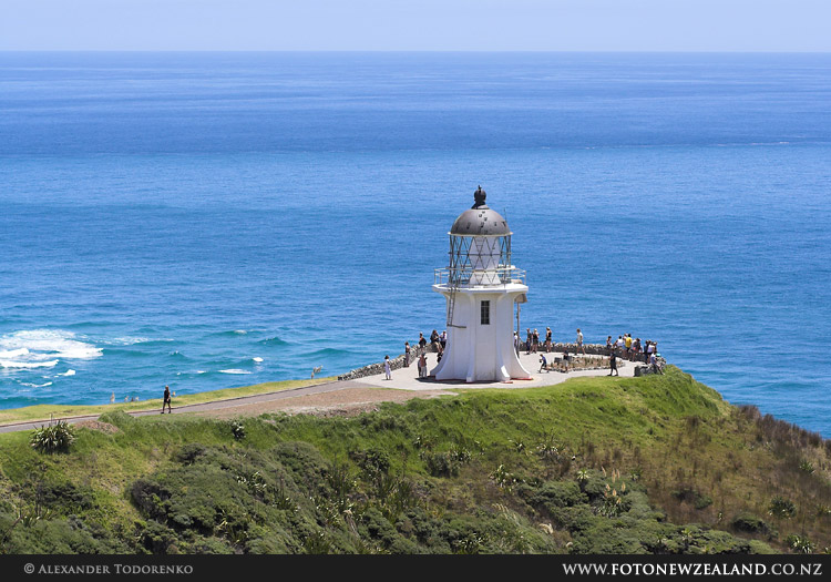 Маяк на Cape Reinga, Cape Reinga, Новая Зеландия (Cape Reinga, New Zealand)