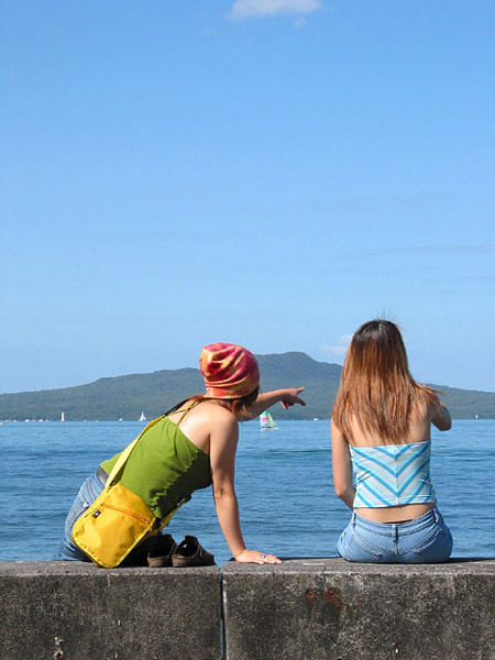 Остров Rangitoto любят все :), Takapuna, Auckland, New Zealand