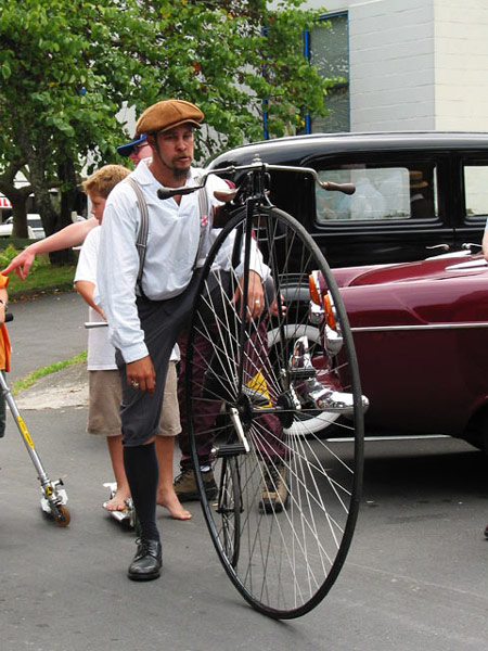  Гонки на старинных велосипедах, Devonport, Auckland, New Zealand