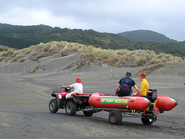 BP Surf Rescue, Te Henga, Auckland, New Zealand