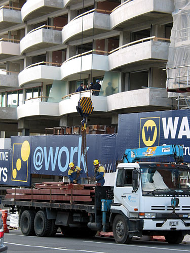 Отель Hyatt пристраивает себе флигелек, Auckland, New Zealand