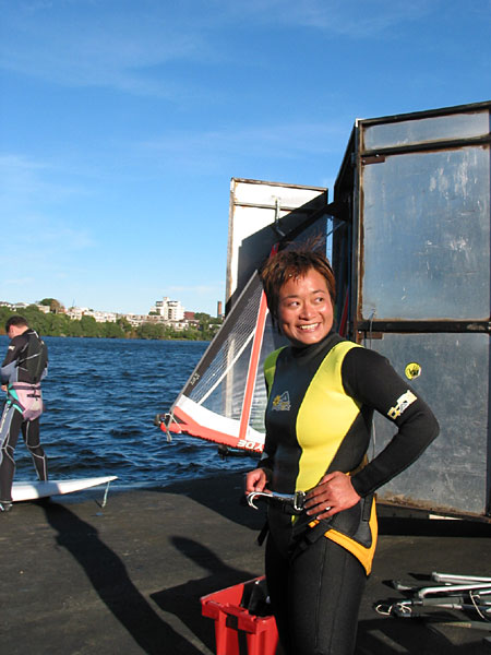 Зимний серфинг, Lake Pupuke, Auckland, New Zealand