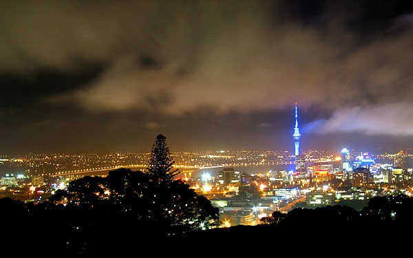 Харбор Бридж и Центральный Окленд, Auckland, New Zealand