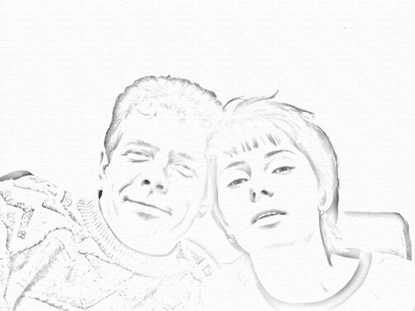 Стилизация фотографии под рисунок, Auckland, New Zealand