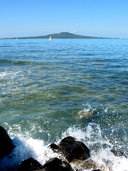 Rangitoto Island, Takapuna Beach, Auckland, New Zealand