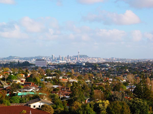 Окленд, вид с East Coast Rd, North Shore, Auckland, New Zealand