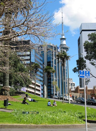 Окленд. Деловой центр, Auckland, New Zealand