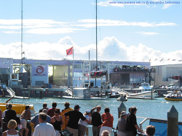 Штаб-квартира швейцарской команды Alinghi, America's Cup Village, Auckland, New Zealand