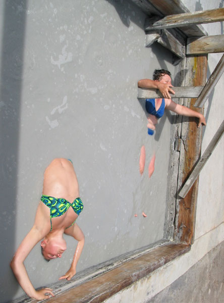 Купание в кипящем молоке. Горячие источники, Ngawha, New Zealand