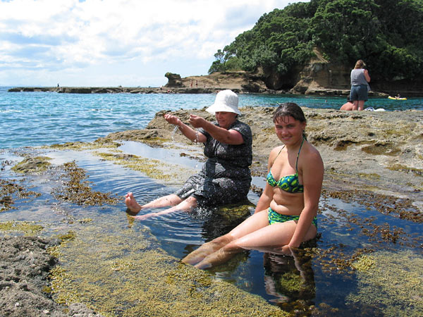 Бежит, бежит водичка, Goat Island, Auckland, New Zealand