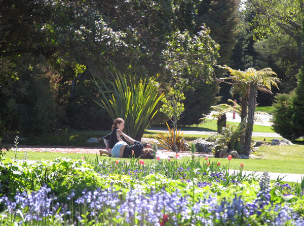 Примерно так я и представлял себе сады Эдема, Government Gardens, Rotorua, New Zealand