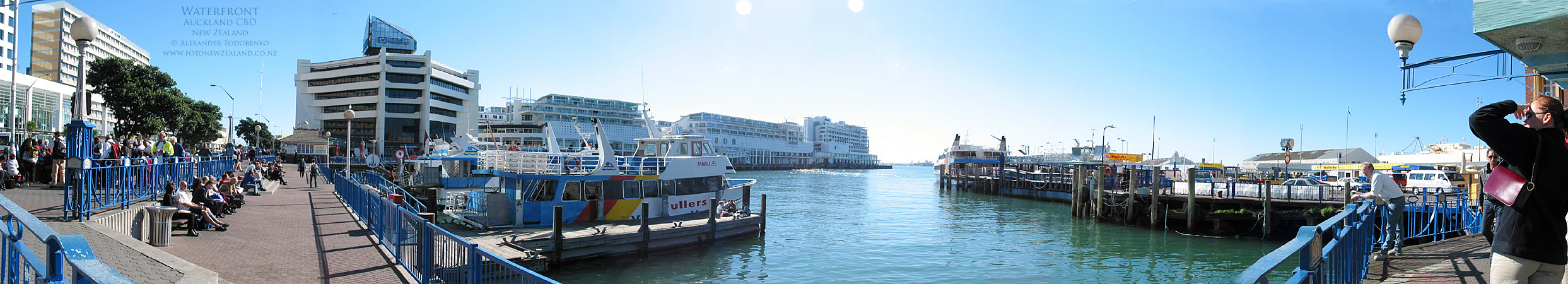 Набережная в центре Окленда, Auckland, New Zealand