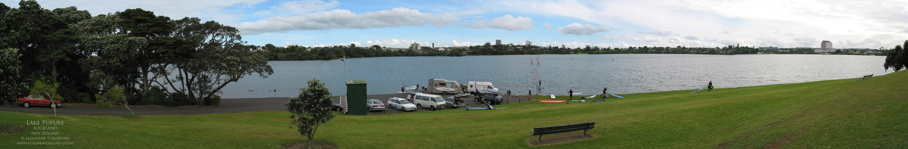 Озеро Пупуке (Lake Pupuke), Sylvan Park, Milford, Auckland, New Zealand