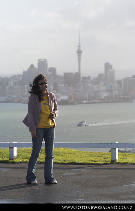 Красивые девушки в красивом городе, Mt Victoria, Auckland, New Zealand