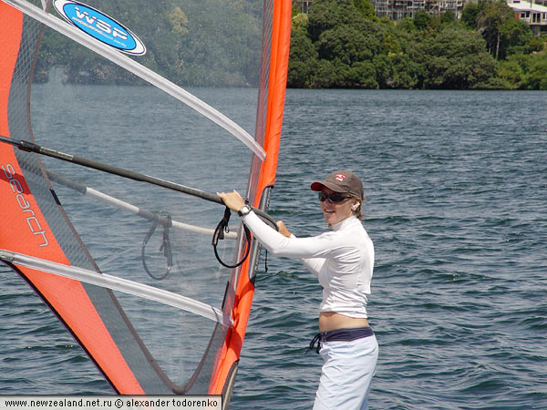 Lake Pupuke, Окленд, Новая Зеландия (Lake Pupuke, Auckland, New Zealand)