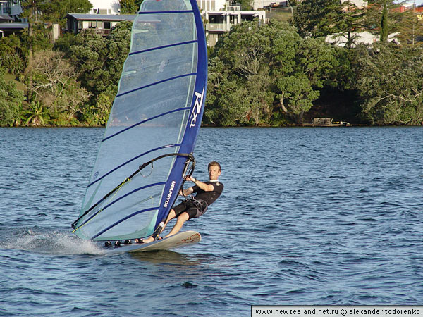 Lake Pupuke, Окленд, Новая Зеландия (Lake Pupuke, Auckland, New Zealand)