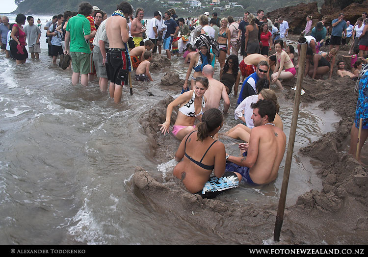 Hot Water Beach, Коромандел, Новая Зеландия (Coromandel, New Zealand)