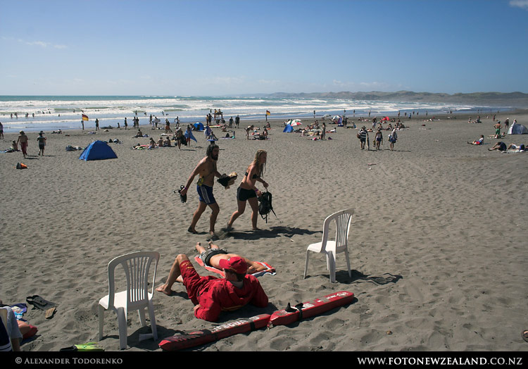Raglan Beach, Raglan, Новая Зеландия (Raglan, New Zealand)