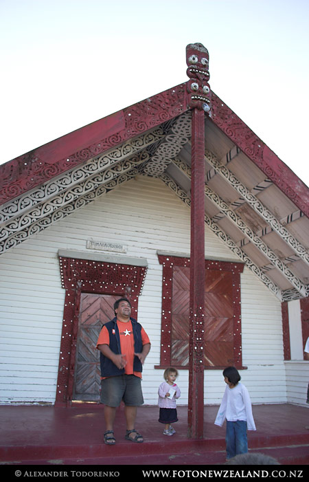 В гостях у Маори, Rotorua, Новая Зеландия (Rotorua, New Zealand)