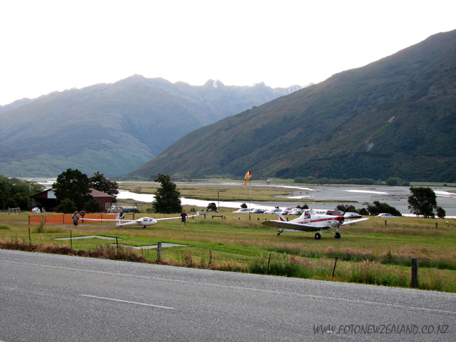 Аэродром в Макарора (Makarora), Новая Зеландия